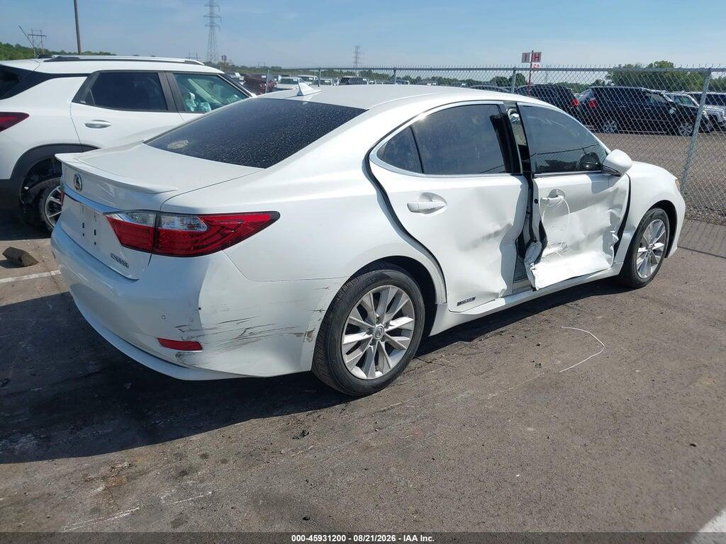 JTHBW1GG8E2040207 2014 LEXUS ES 300H photo no. 4