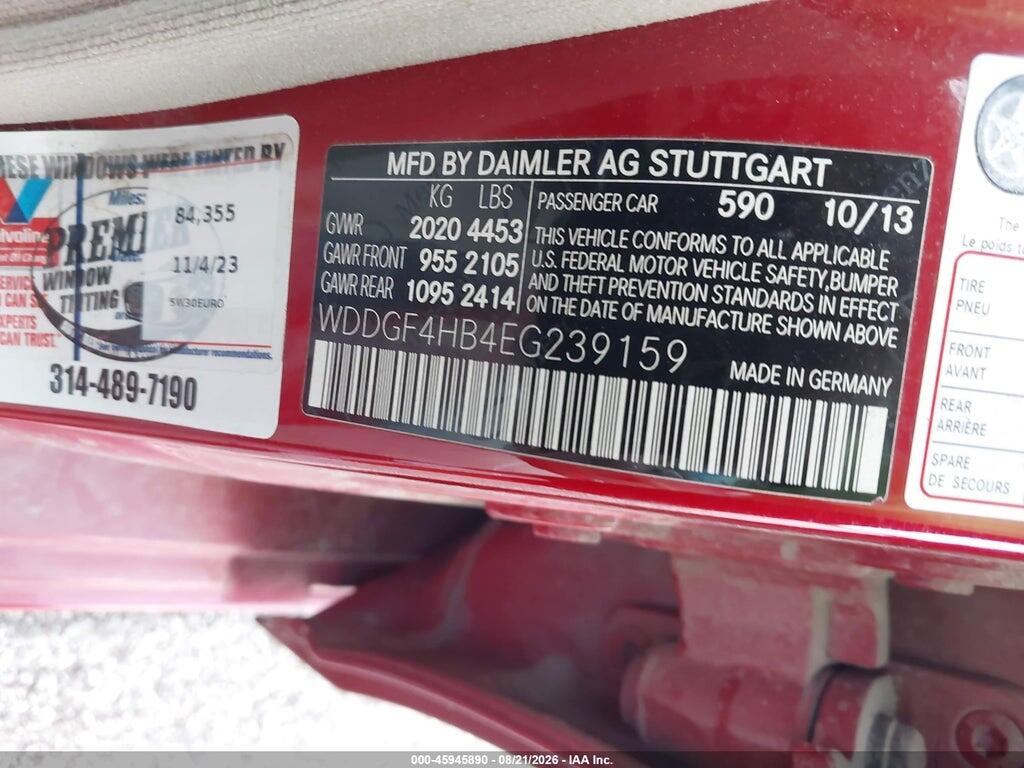 WDDGF4HB4EG239159 2014 MERCEDES-BENZ C 250 photo no. 9