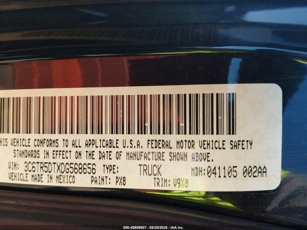 3C6TR5DTXDG568656 2013 RAM 2500 photo no. 9