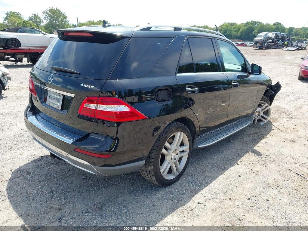4JGDA5HB9EA273565 2014 MERCEDES-BENZ ML 350 photo no. 4