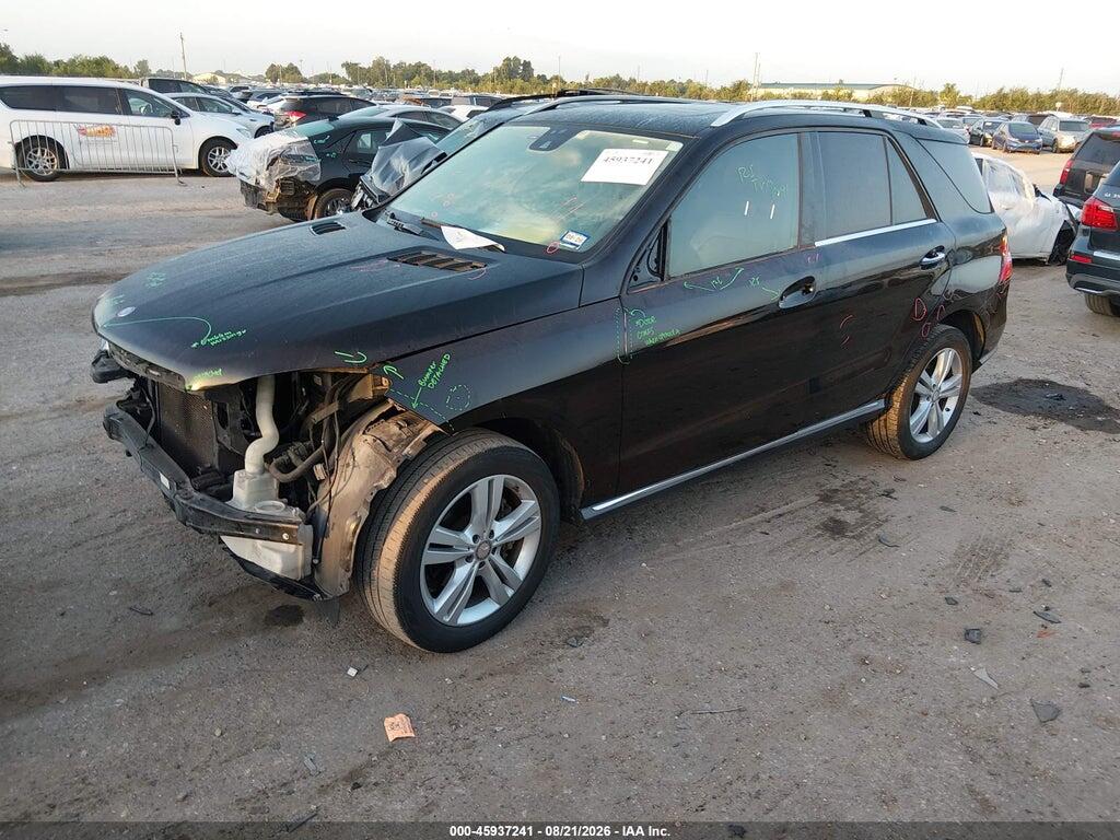 4JGDA5JBXEA358960 2014 MERCEDES-BENZ ML 350 photo no. 2