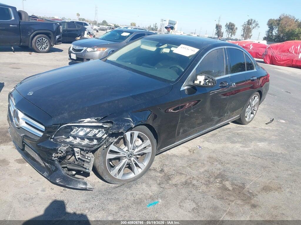 WDDWF8DB6KR516192 2019 MERCEDES-BENZ C 300 photo no. 2