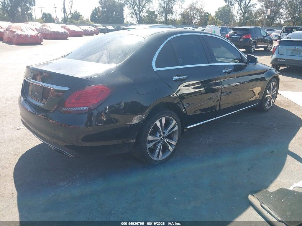 WDDWF8DB6KR516192 2019 MERCEDES-BENZ C 300 photo no. 4
