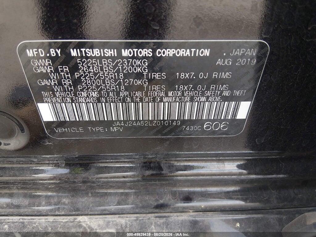 JA4J24A52LZ010149 2020 MITSUBISHI OUTLANDER PHEV photo no. 9