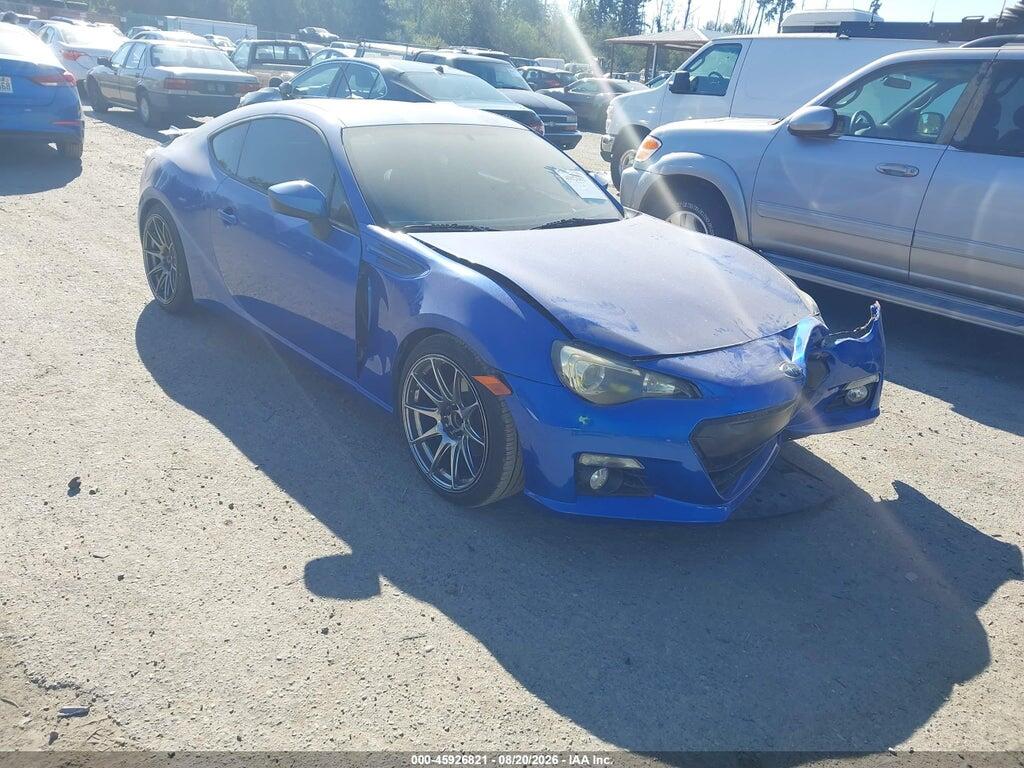 2013 SUBARU BRZ JF1ZCAC16D1606921