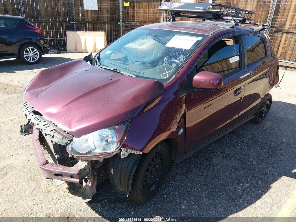 ML32A3HJ7KH014537 2019 MITSUBISHI MIRAGE photo no. 2