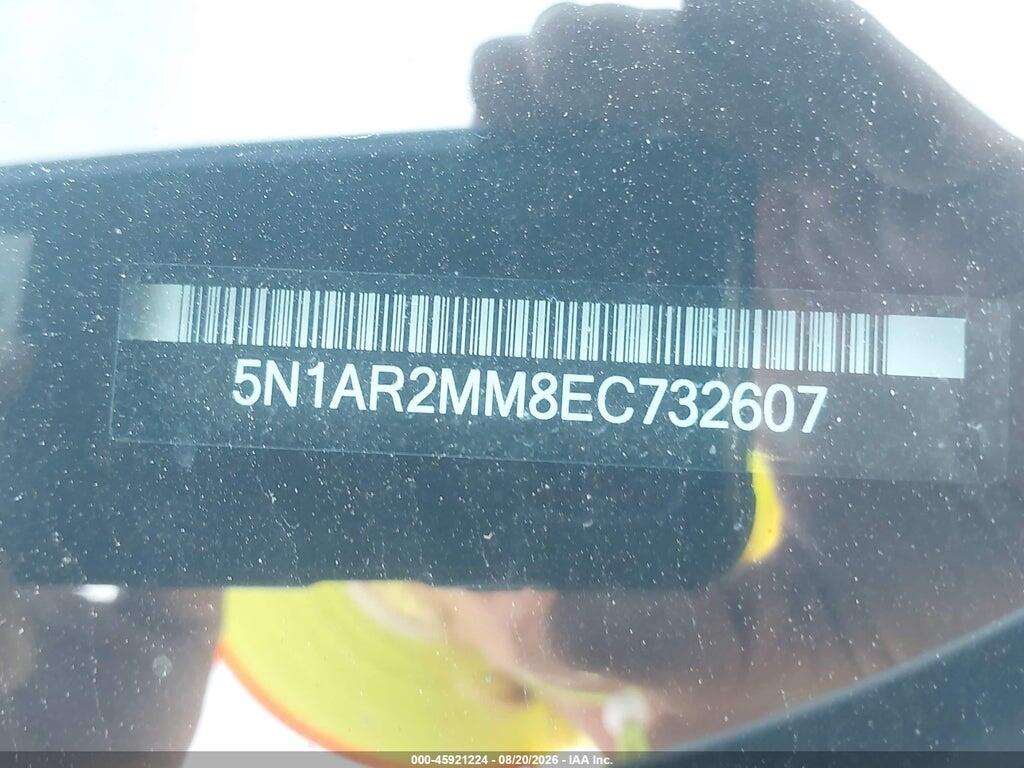 5N1AR2MM8EC732607 2014 NISSAN PATHFINDER photo no. 9