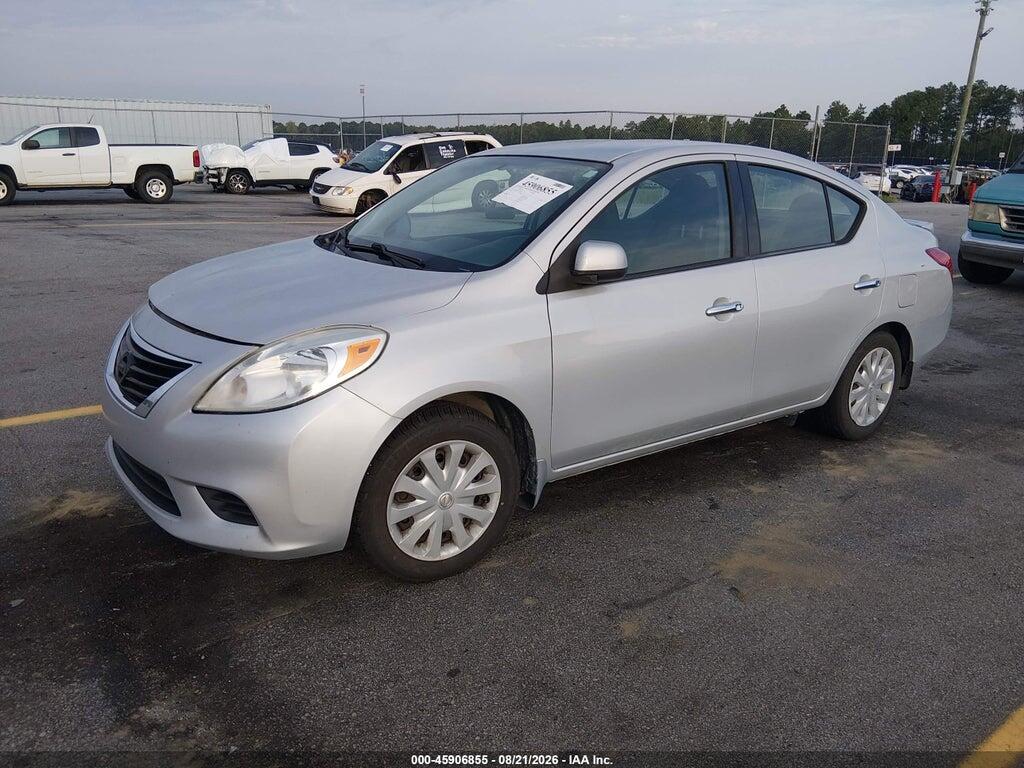 3N1CN7APXEK455802 2014 NISSAN VERSA photo no. 2