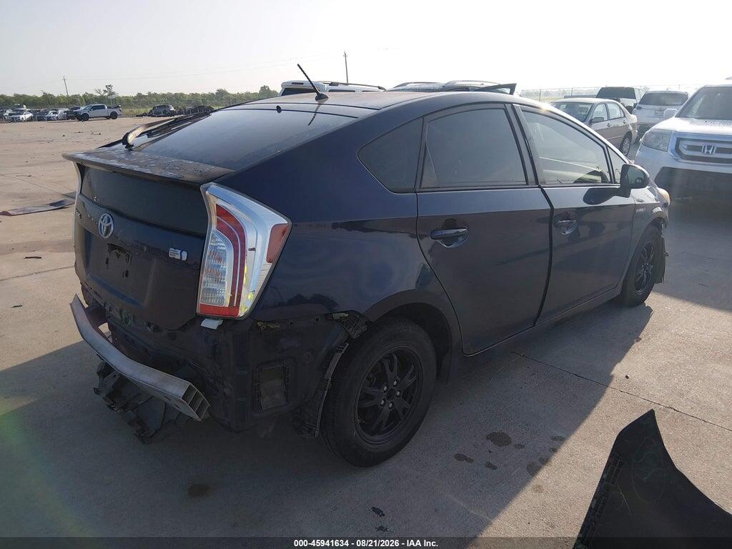 JTDKN3DU2D0345593 2013 TOYOTA PRIUS photo no. 4