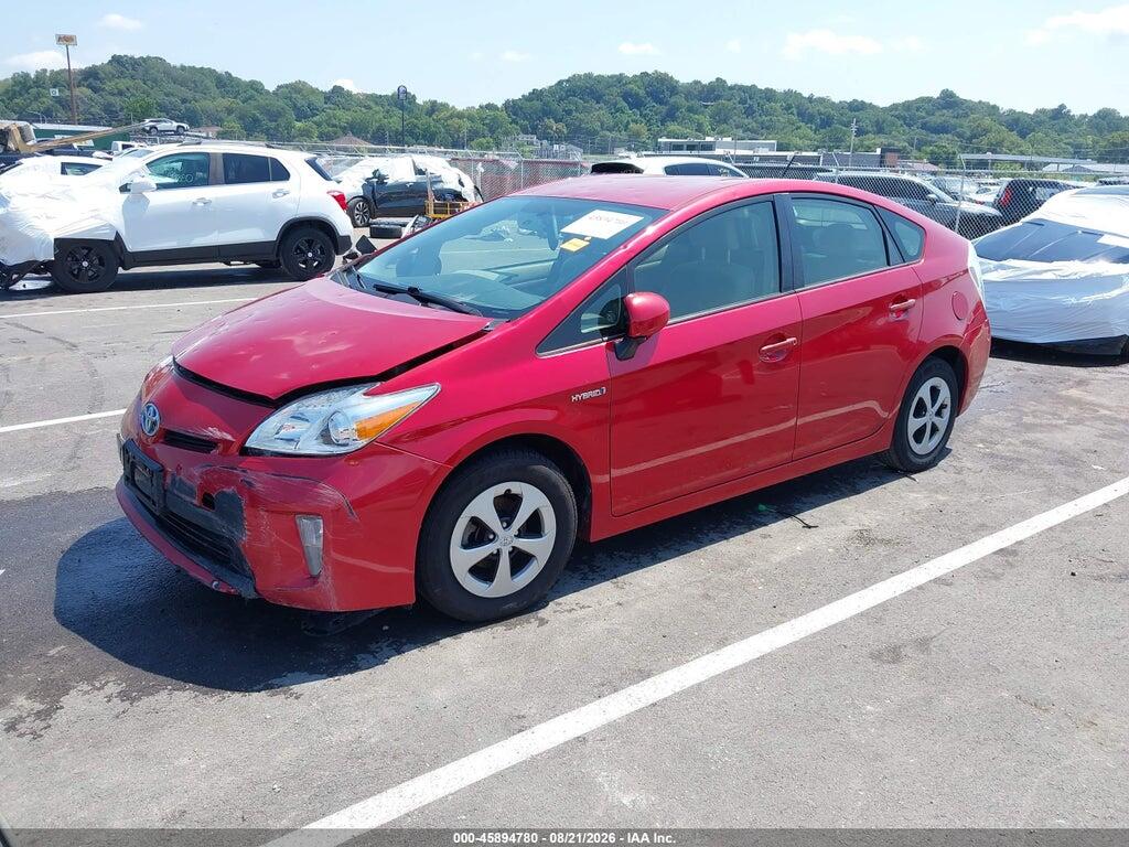 JTDKN3DU5D0350058 2013 TOYOTA PRIUS photo no. 2