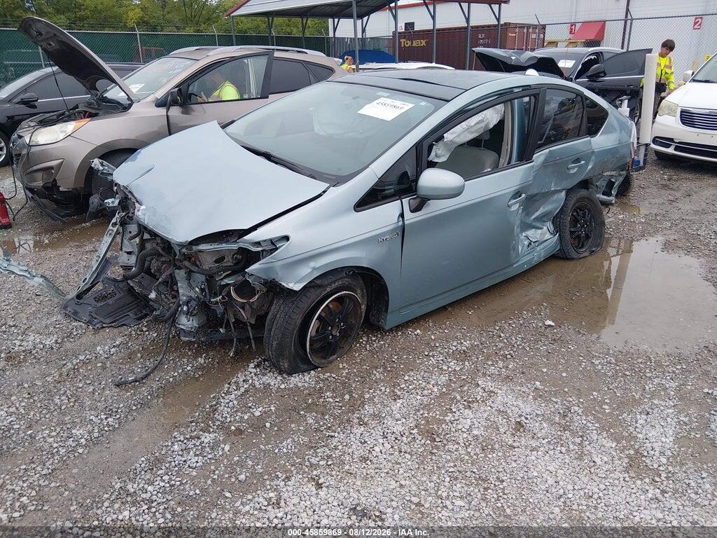 JTDKN3DU5D5676641 2013 TOYOTA PRIUS photo no. 2