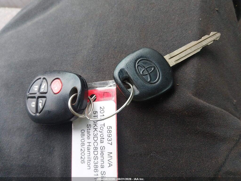5TDKK3DC8DS386114 2013 TOYOTA SIENNA photo no. 11