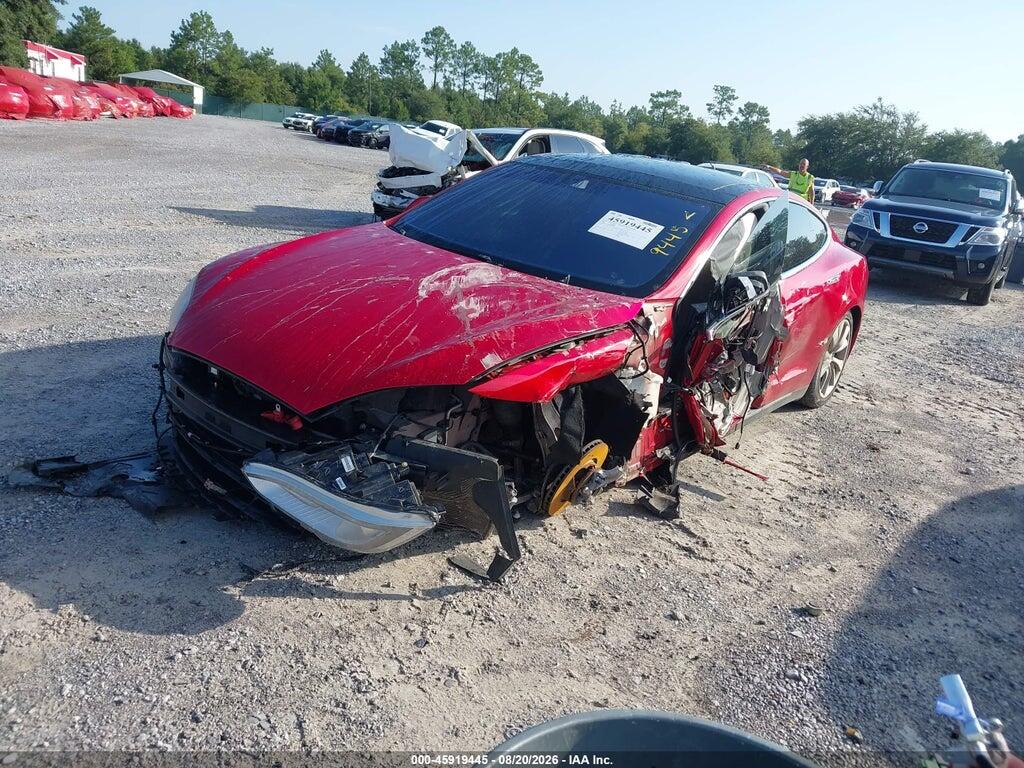 5YJSA1H28EFP62681 2014 TESLA MODEL S photo no. 2