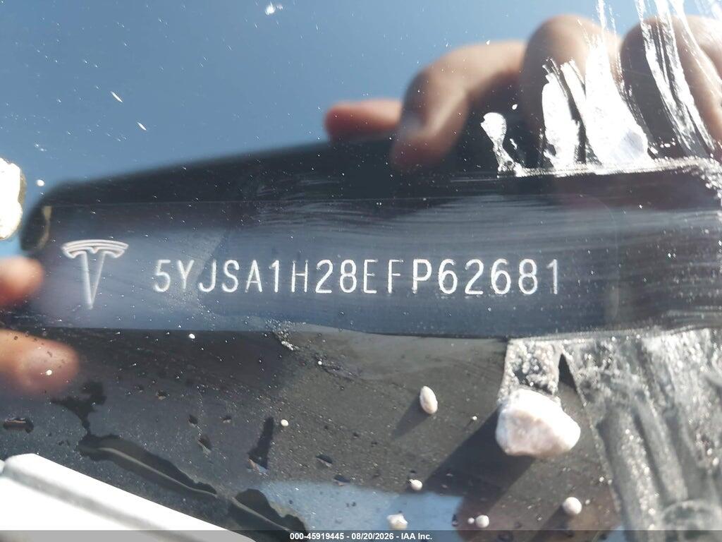 5YJSA1H28EFP62681 2014 TESLA MODEL S photo no. 9