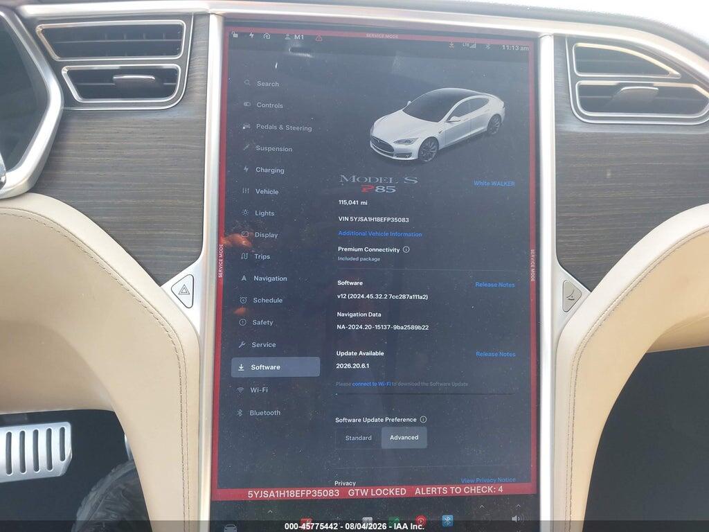 5YJSA1H18EFP35083 2014 TESLA MODEL S photo no. 7
