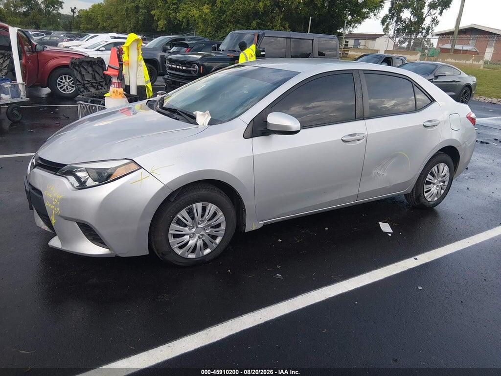 2T1BURHEXEC207851 2014 TOYOTA COROLLA photo no. 2