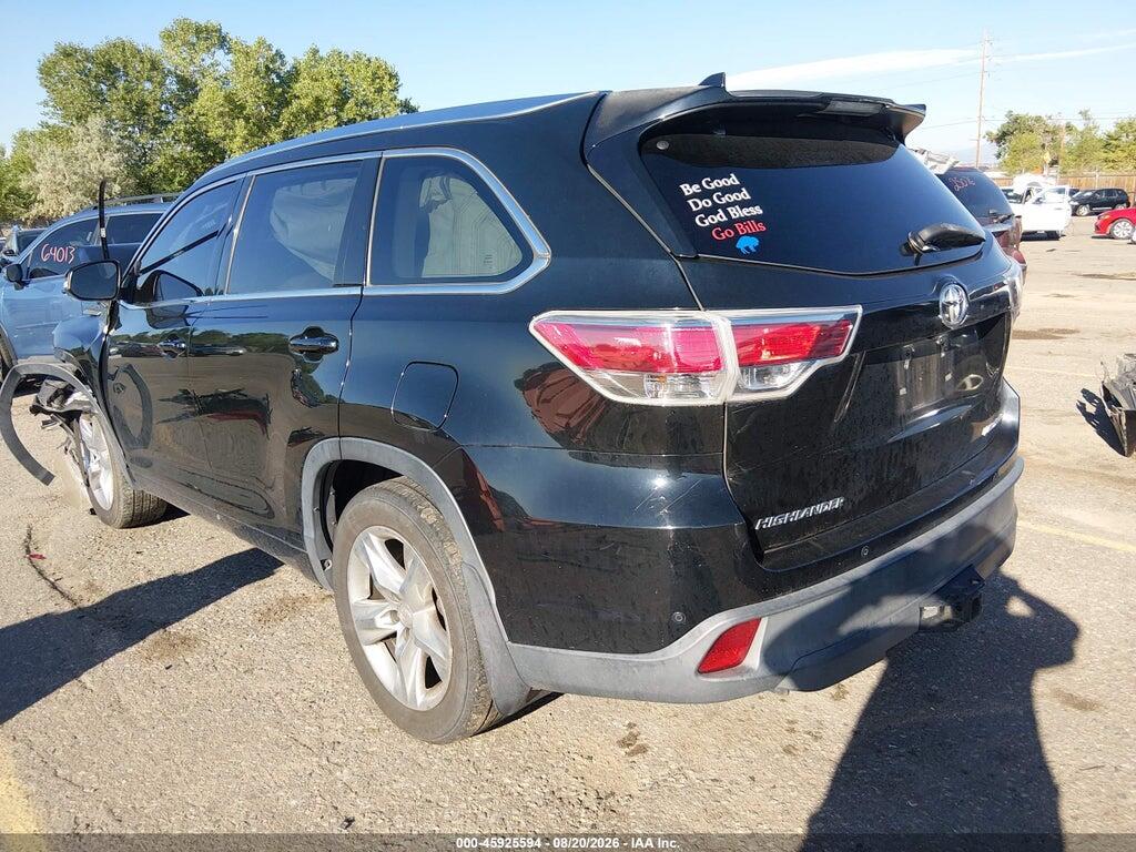 5TDDKRFH9ES024346 2014 TOYOTA HIGHLANDER photo no. 3