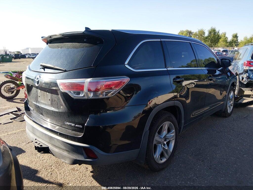 5TDDKRFH9ES024346 2014 TOYOTA HIGHLANDER photo no. 4
