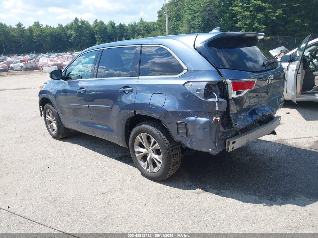 5TDBKRFH2ES039374 2014 TOYOTA HIGHLANDER photo no. 3