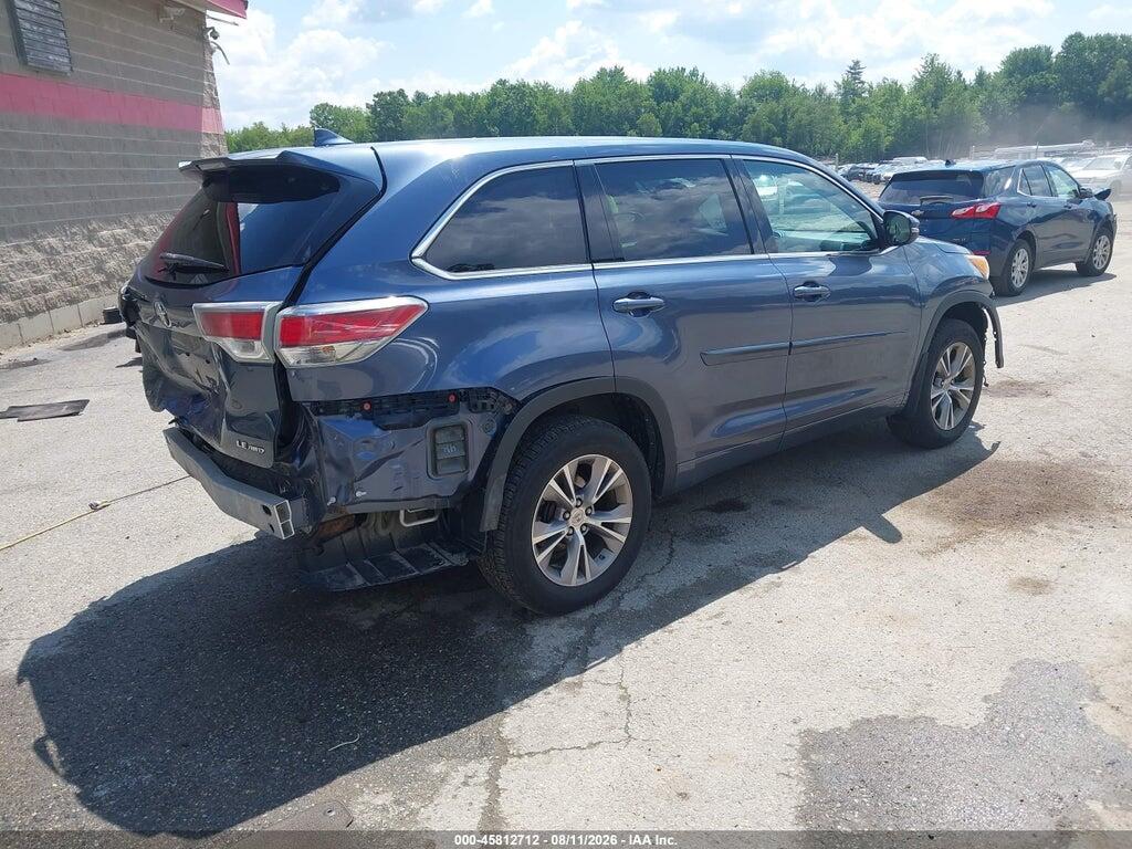 5TDBKRFH2ES039374 2014 TOYOTA HIGHLANDER photo no. 4