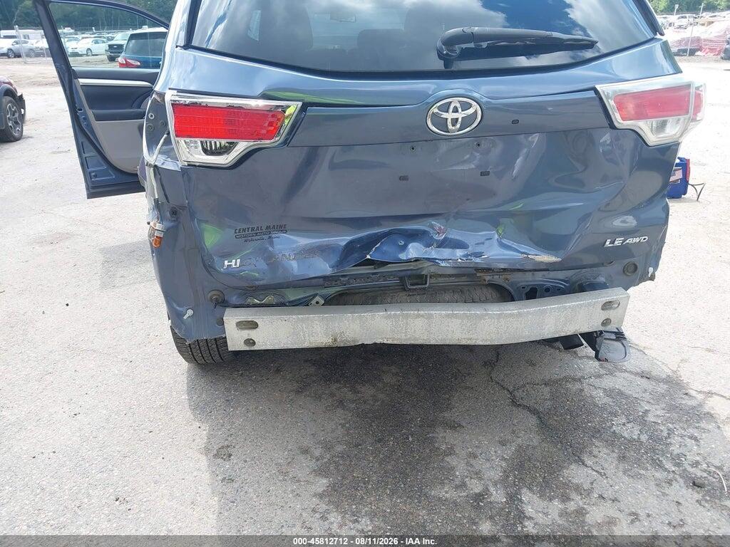 5TDBKRFH2ES039374 2014 TOYOTA HIGHLANDER photo no. 6