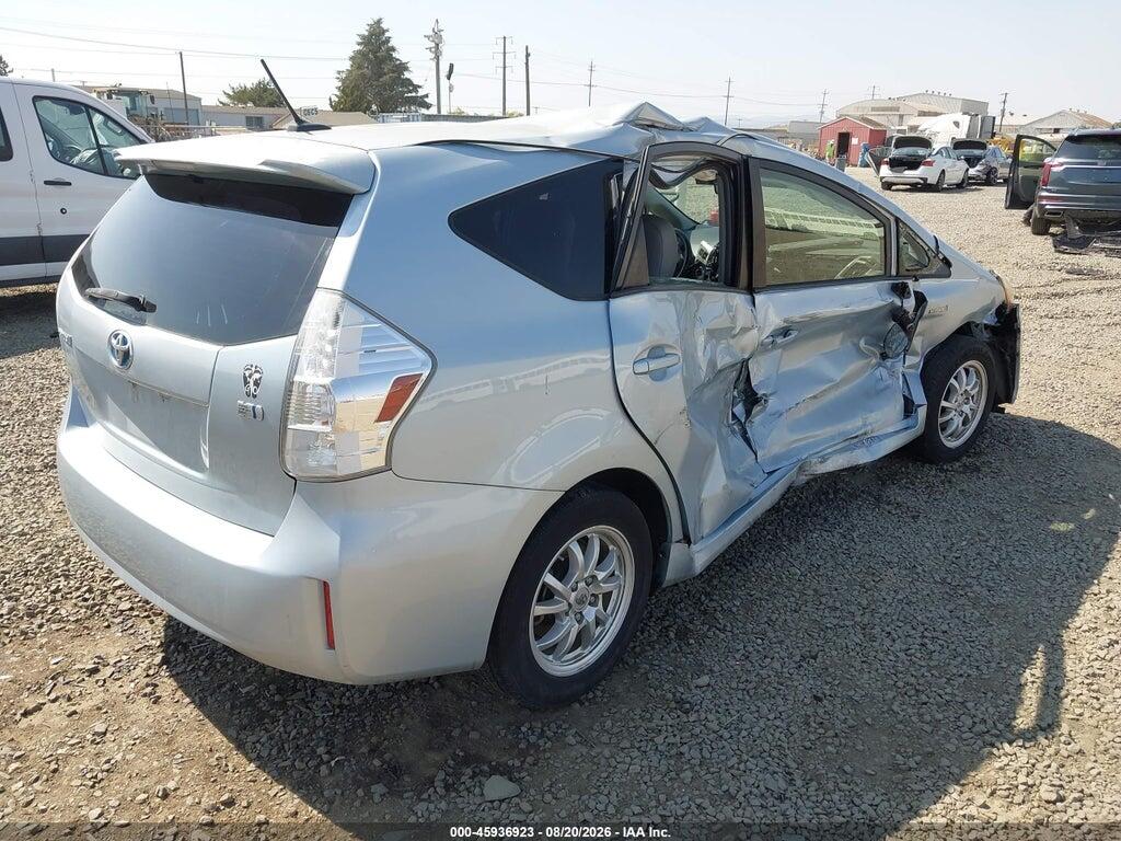 JTDZN3EU8E3313227 2014 TOYOTA PRIUS V photo no. 4
