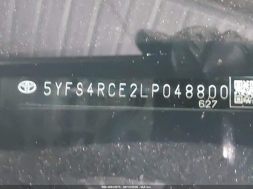 5YFS4RCE2LP048800 2020 TOYOTA COROLLA photo no. 9