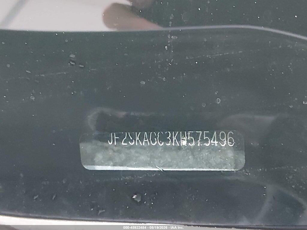 JF2SKAGC3KH575496 2019 SUBARU FORESTER photo no. 9