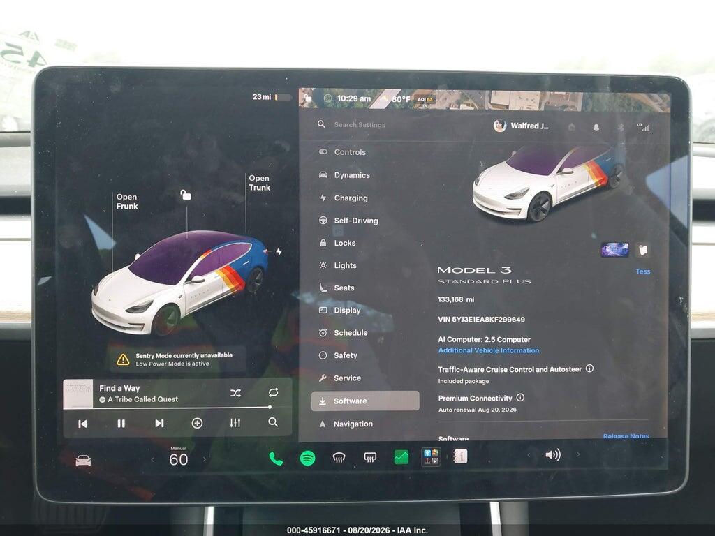 5YJ3E1EA8KF299649 2019 TESLA MODEL 3 photo no. 7