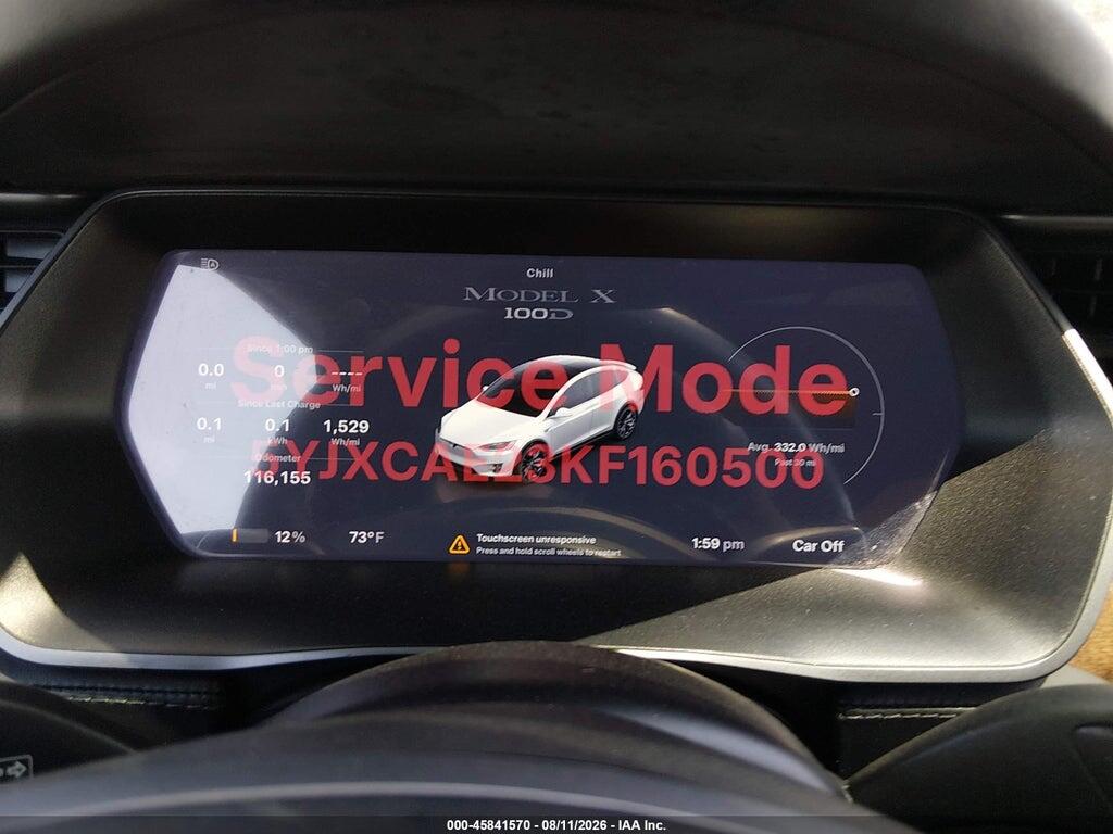 5YJXCAE23KF160500 2019 TESLA MODEL X photo no. 7