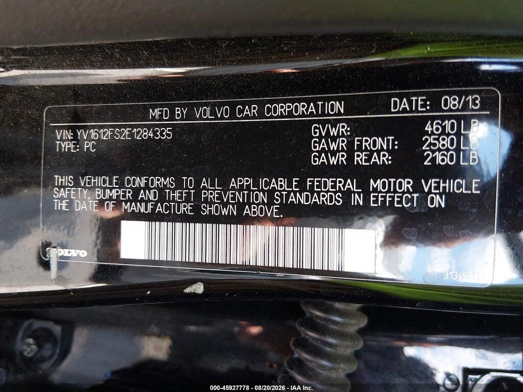 YV1612FS2E1284335 2014 VOLVO S60 photo no. 9