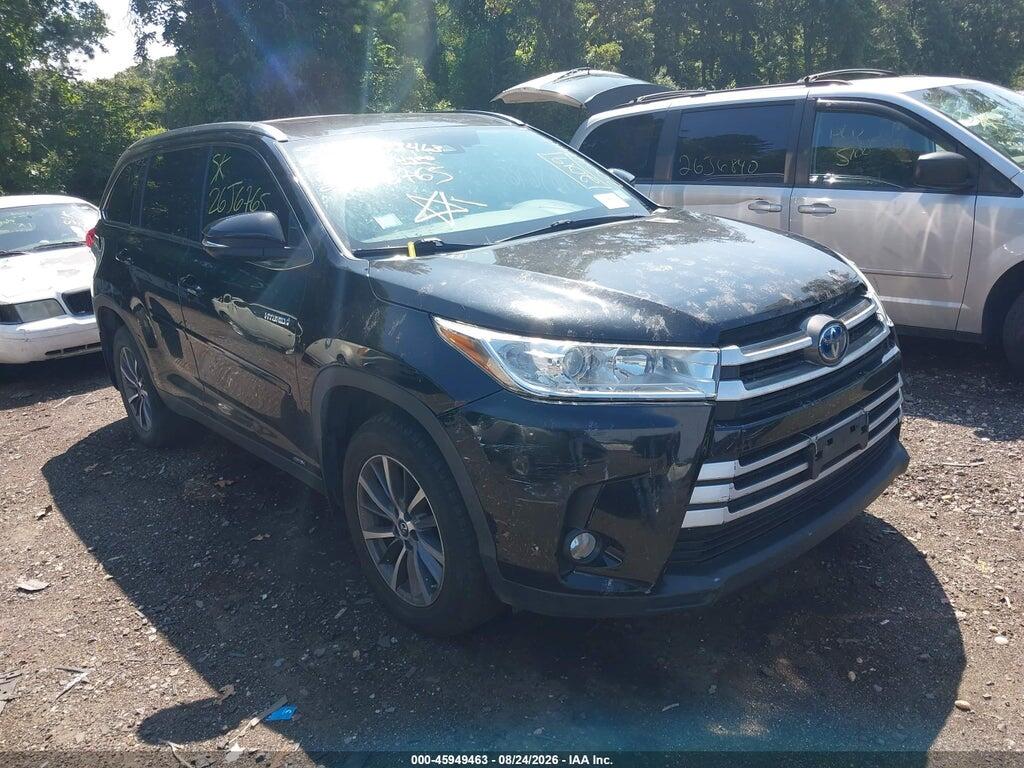 2019 TOYOTA HIGHLANDER HYBRID 5TDJGRFH0KS067036