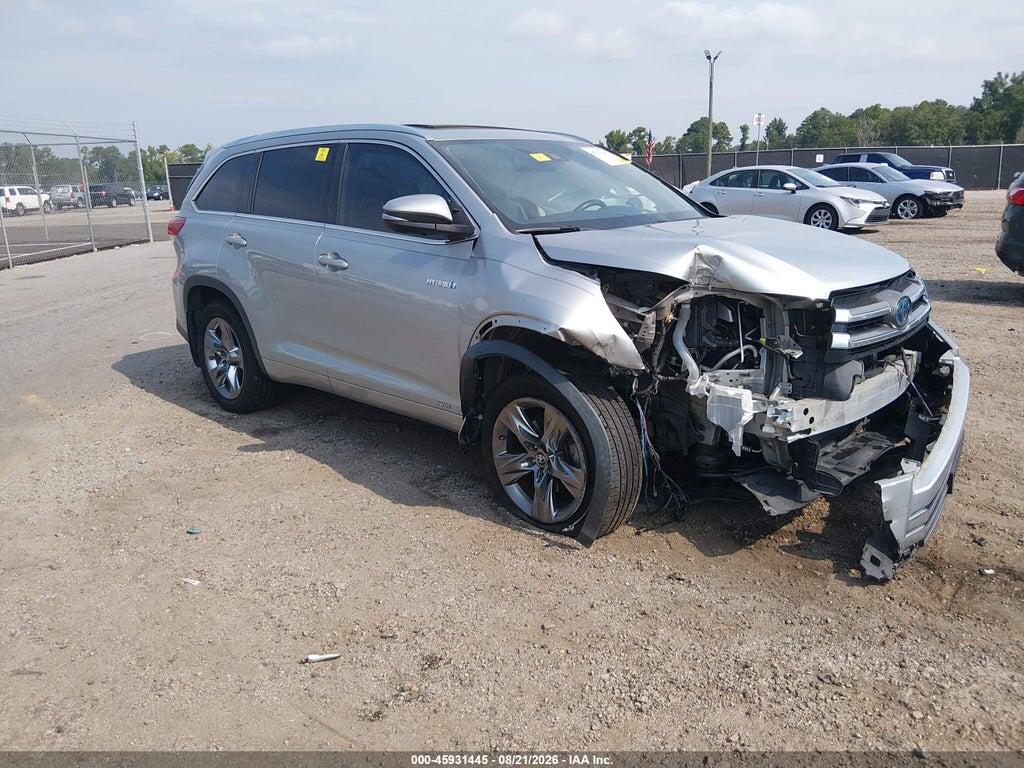 2019 TOYOTA HIGHLANDER HYBRID 5TDDGRFH4KS061687