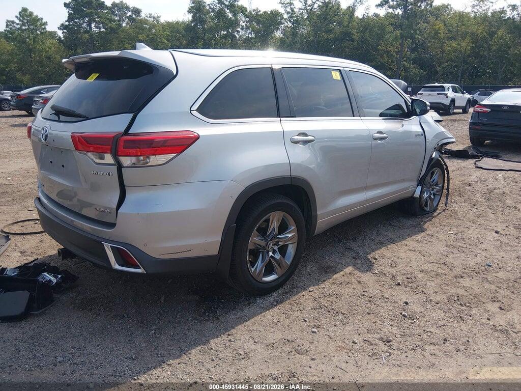 5TDDGRFH4KS061687 2019 TOYOTA HIGHLANDER HYBRID photo no. 4