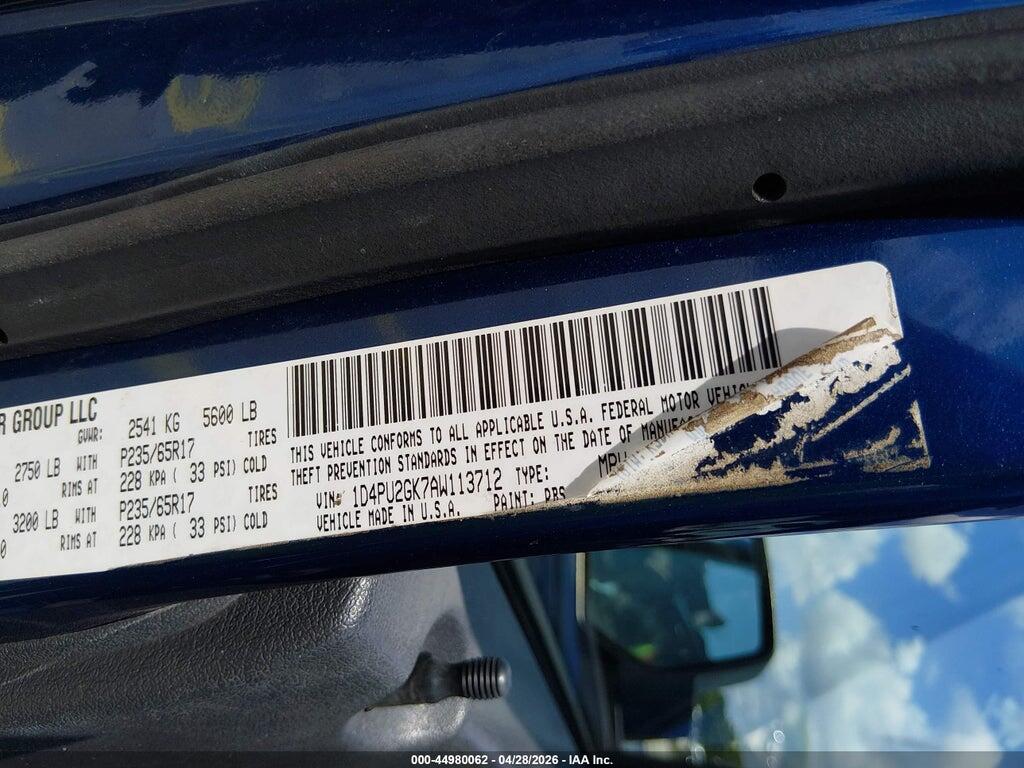 2010 DODGE NITRO SE — Фото 9 из 11