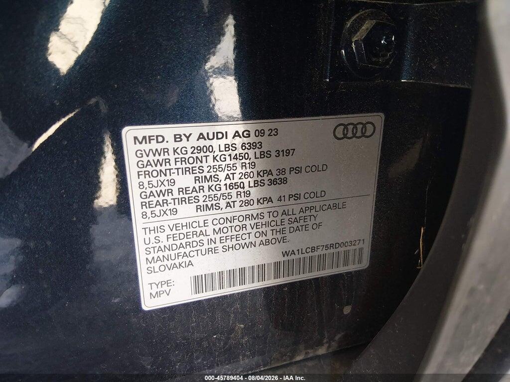 WA1LCBF75RD003271 2024 AUDI Q7 photo no. 9