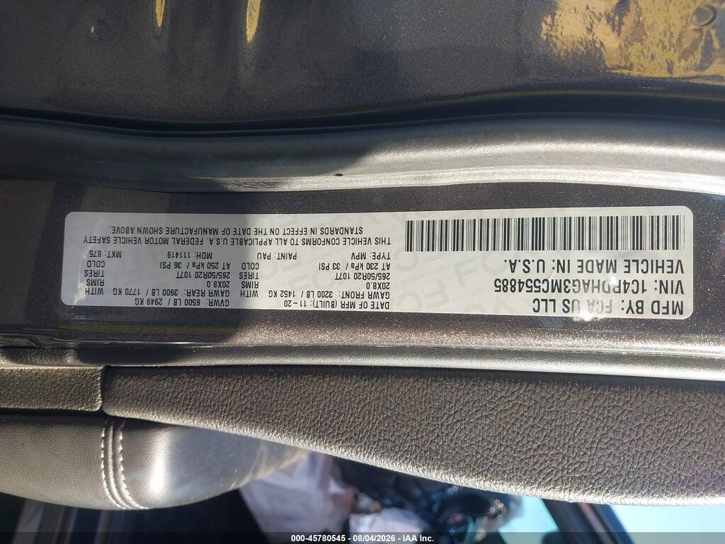 1C4RDHAG3MC554885 2021 DODGE DURANGO photo no. 9