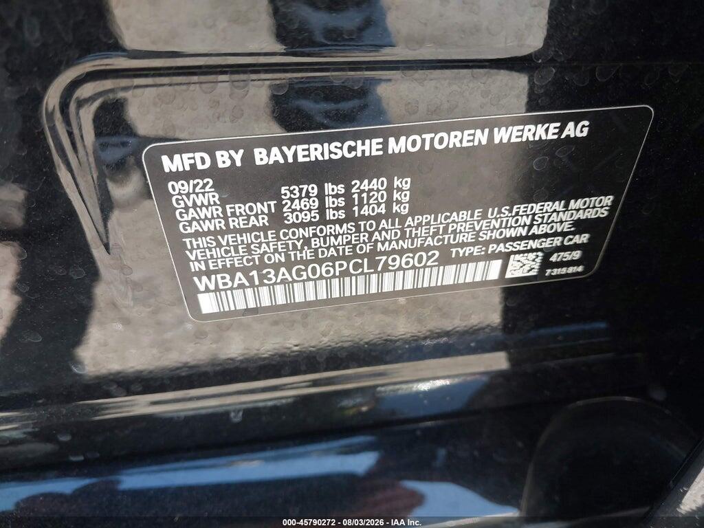WBA13AG06PCL79602 2023 BMW 530E photo no. 9