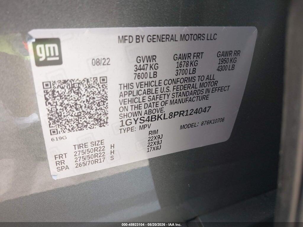 1GYS4BKL8PR124047 2023 CADILLAC ESCALADE photo no. 9