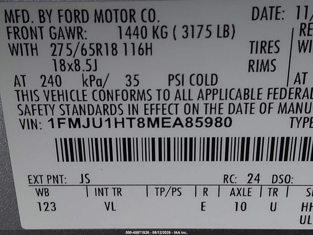 1FMJU1HT8MEA85980 2021 FORD EXPEDITION photo no. 9