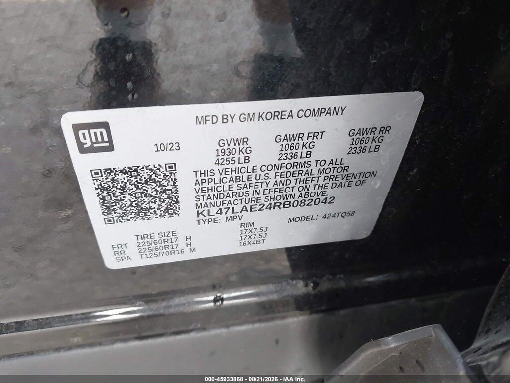 KL47LAE24RB082042 2024 BUICK ENVISTA photo no. 9