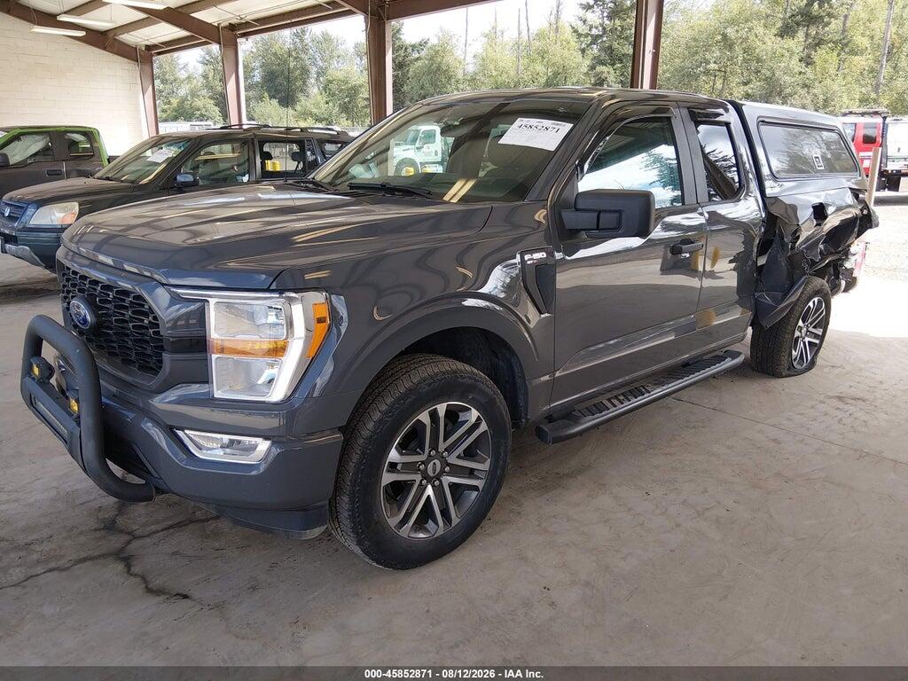 1FTEX1EP3MFB43542 2021 FORD F-150 photo no. 2