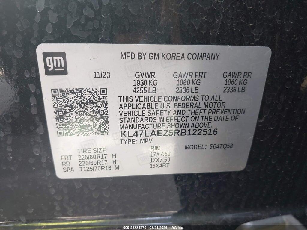 KL47LAE25RB122516 2024 BUICK ENVISTA photo no. 9