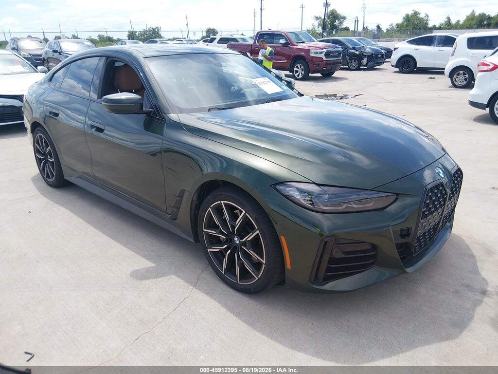 2022 BMW 430I GRAN COUPE WBA63AV09NFM57536