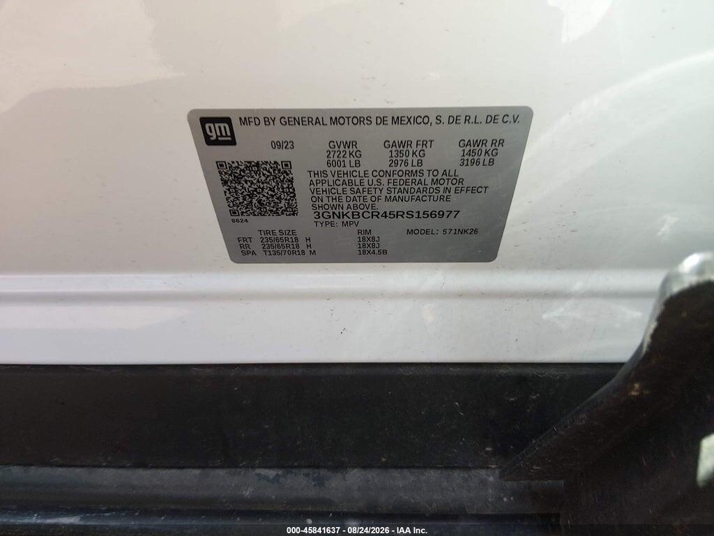 3GNKBCR45RS156977 2024 CHEVROLET BLAZER photo no. 9
