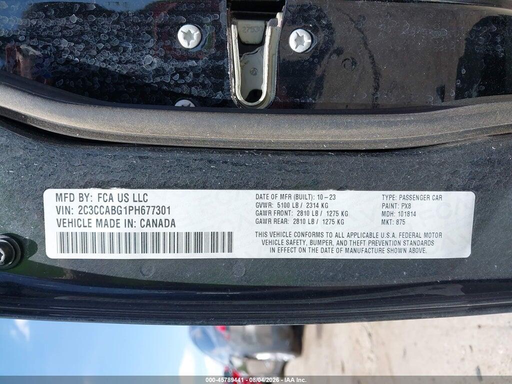 2C3CCABG1PH677301 2023 CHRYSLER 300 photo no. 9