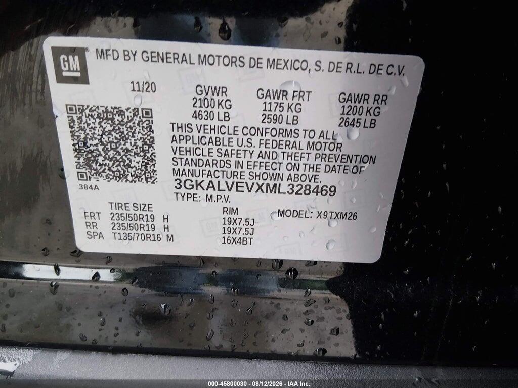 3GKALVEVXML328469 2021 GMC TERRAIN photo no. 9
