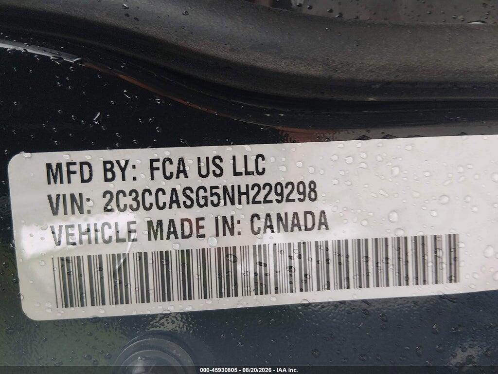 2C3CCASG5NH229298 2022 CHRYSLER 300 photo no. 9