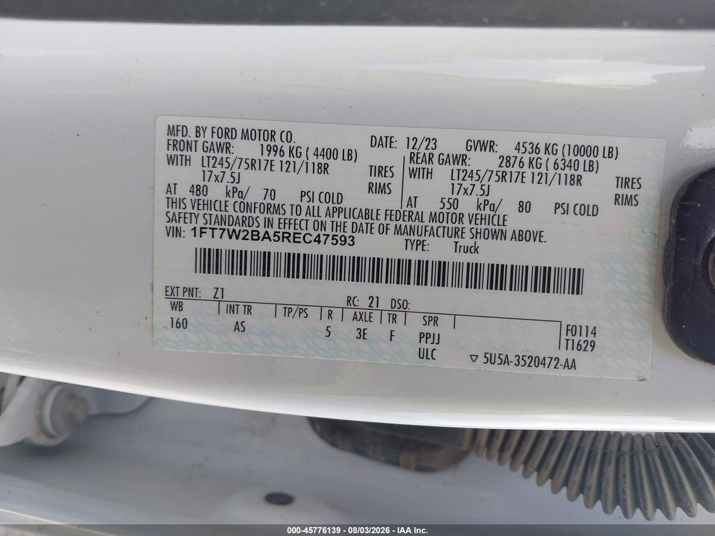 1FT7W2BA5REC47593 2024 FORD F-250 photo no. 9