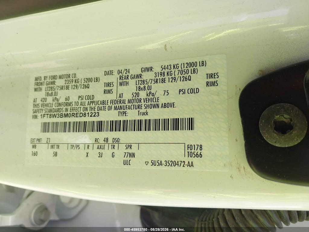 1FT8W3BM0RED81223 2024 FORD F-350 photo no. 8